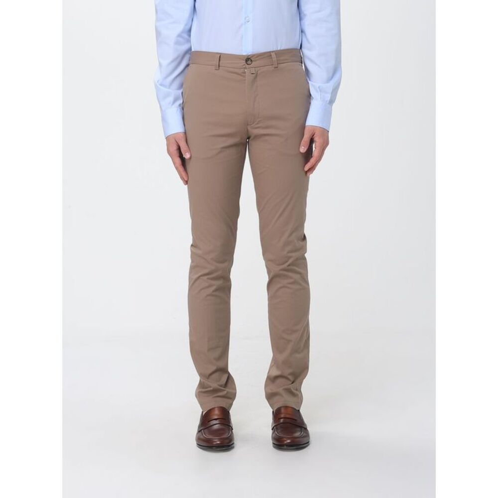 Brooksfield Men Cotton Blend Chino Trousers Brooksfield